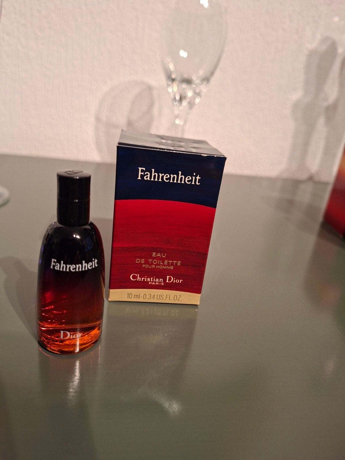 Dior Fahrenheit  - Edt - 10ml, Ophalen of Verzenden, Zo goed als nieuw, Miniatuur
