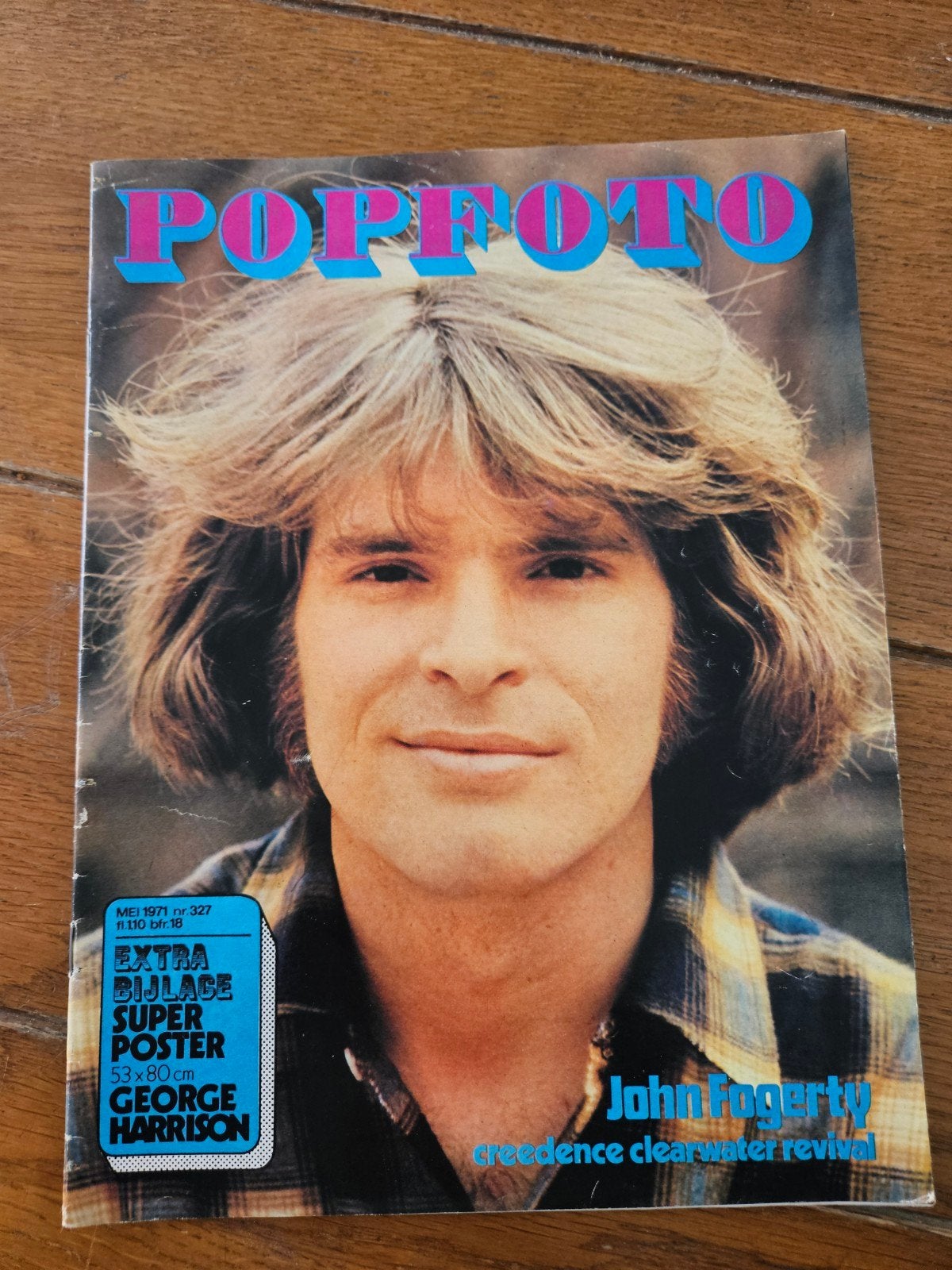 Popfoto Mei 1971 - John Fogerty, George Harrison, Barry Gibb, Boeken, Ophalen of Verzenden, Gelezen, Muziek, Film of Tv