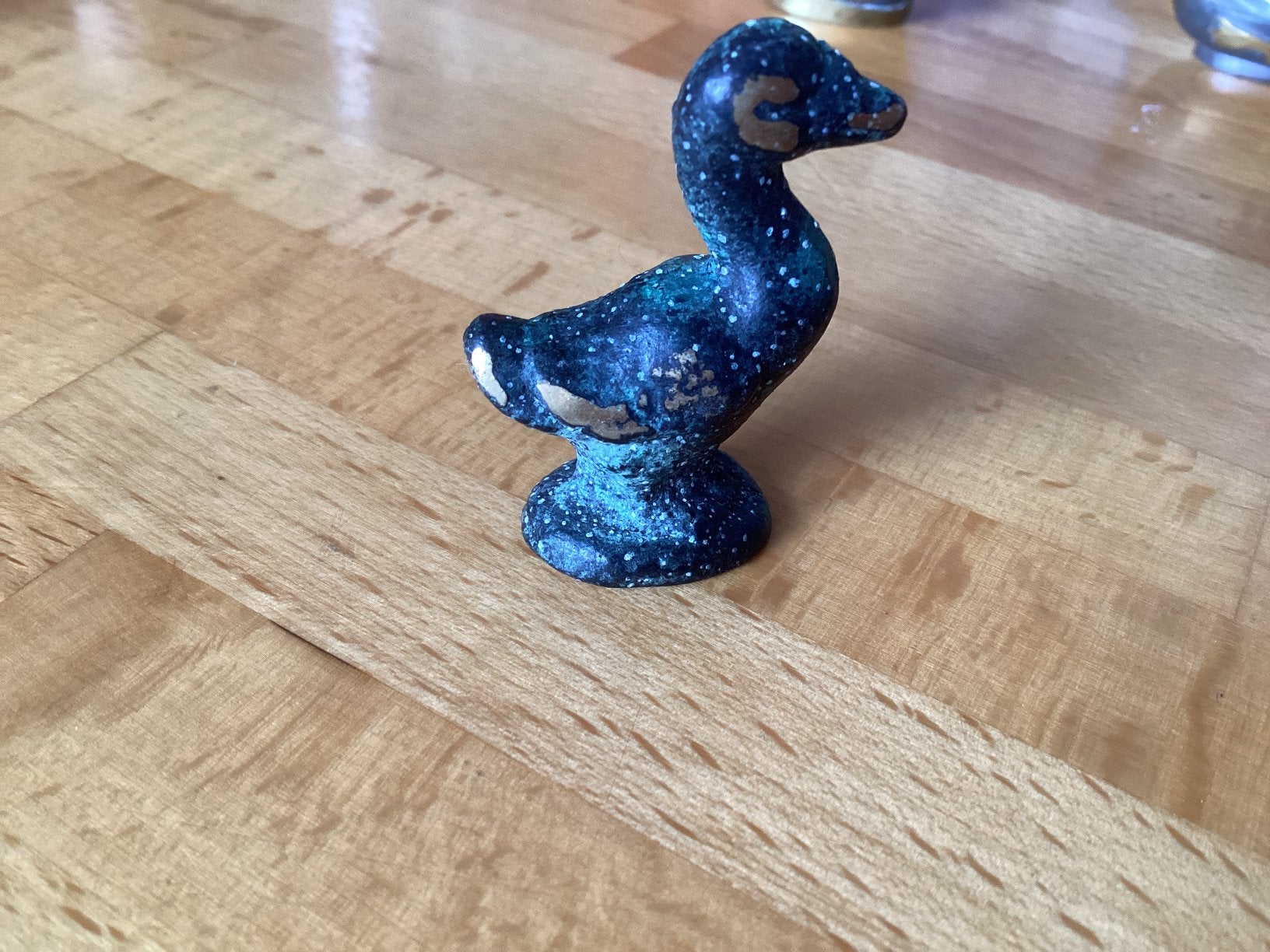 Eend hoog 4 cm massief, Antiek en Kunst, Ophalen of Verzenden