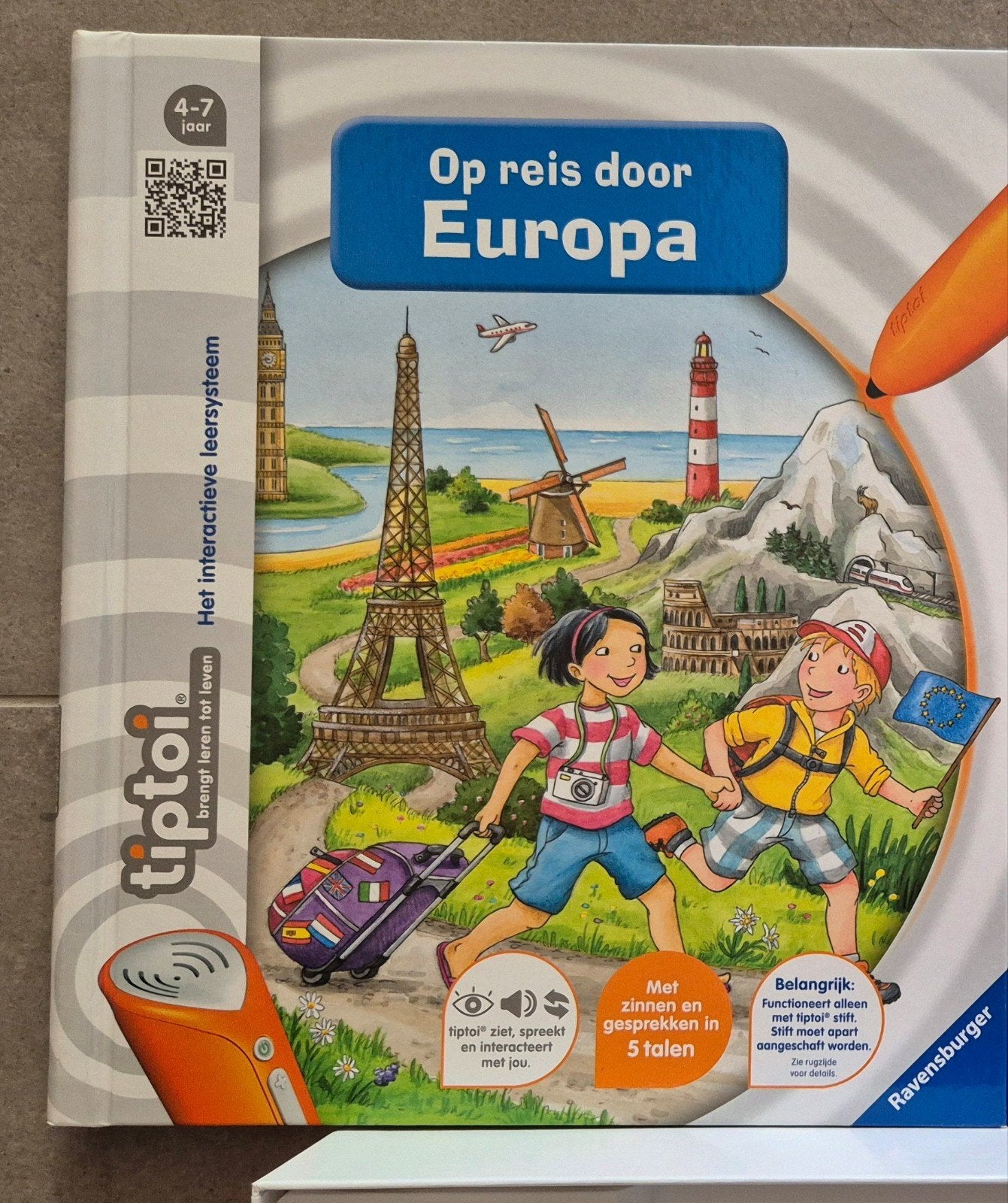 Tiptoi interactief leersysteem: Europa zgan (4-7 jaar), Kinderen en Baby's, Speelgoed | Educatief en Creatief, Ophalen of Verzenden