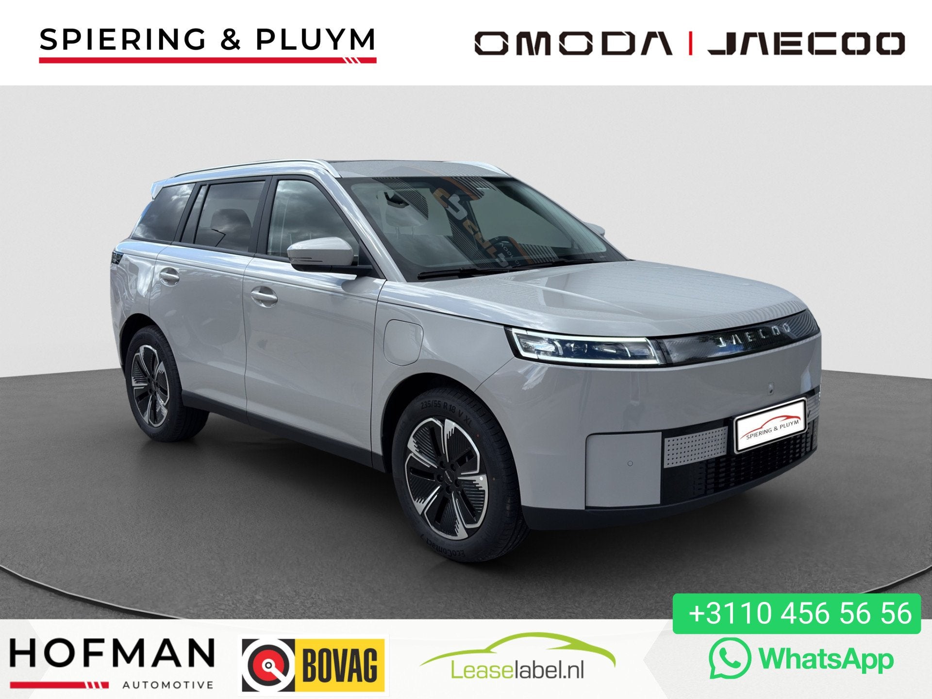 Jaecoo 5 EV Exclusive 61 kWh Panoramadak | Sony | Ambient li, Auto's, Adaptive Cruise Control, Zwart, Leder, Nieuw