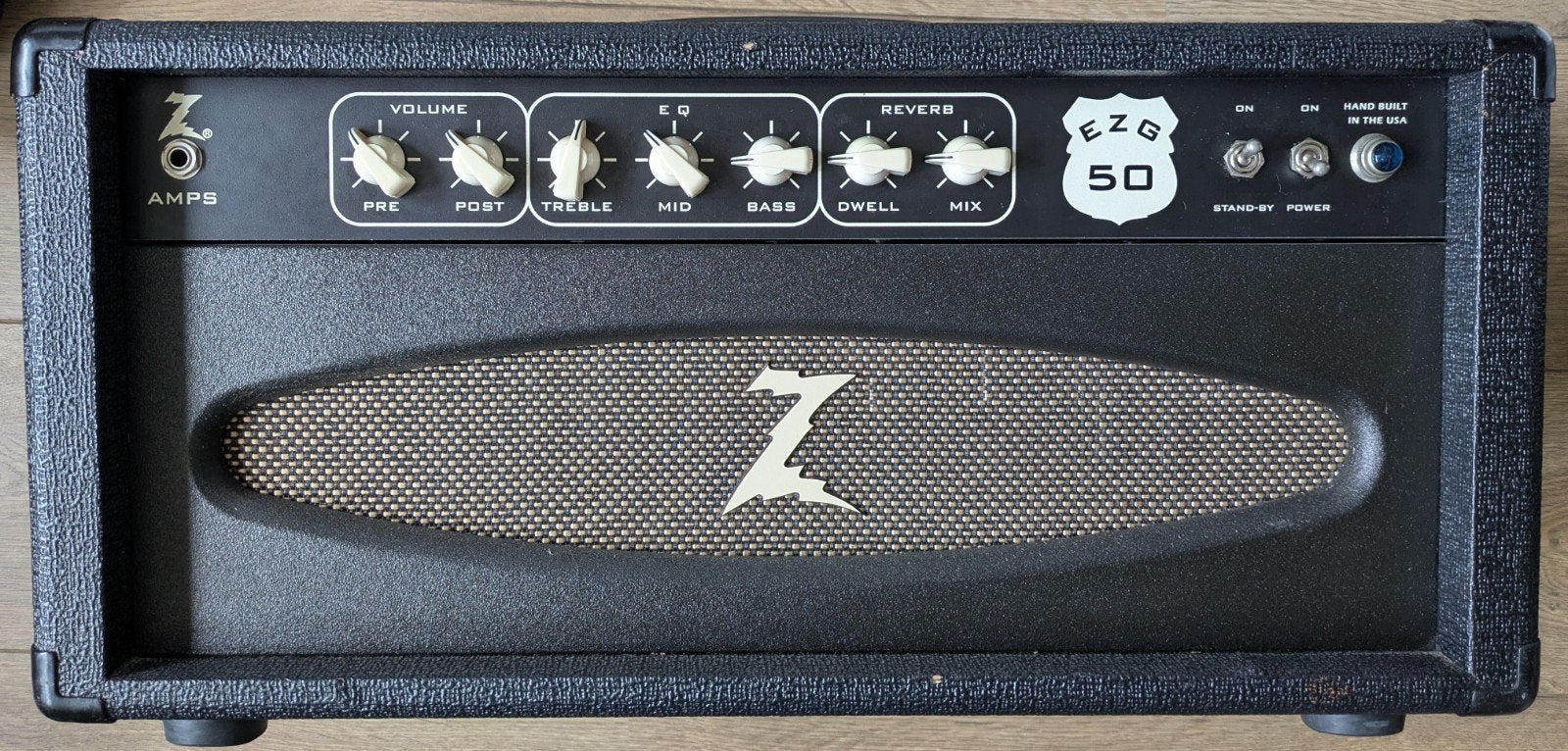 Dr. Z EZG-50 — blackface Super Reverb-Vibroverb stijl, Muziek en Instrumenten, Ophalen, Gebruikt, Gitaar, 50 tot 100 watt