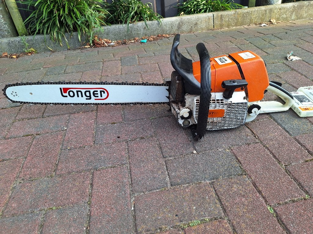 Stihl MS460, kettingzaag, 60cm blad! Incl.reservekettingen, Tuin en Terras, Hand-tuingereedschap, Ophalen, Gebruikt, ., Stihl