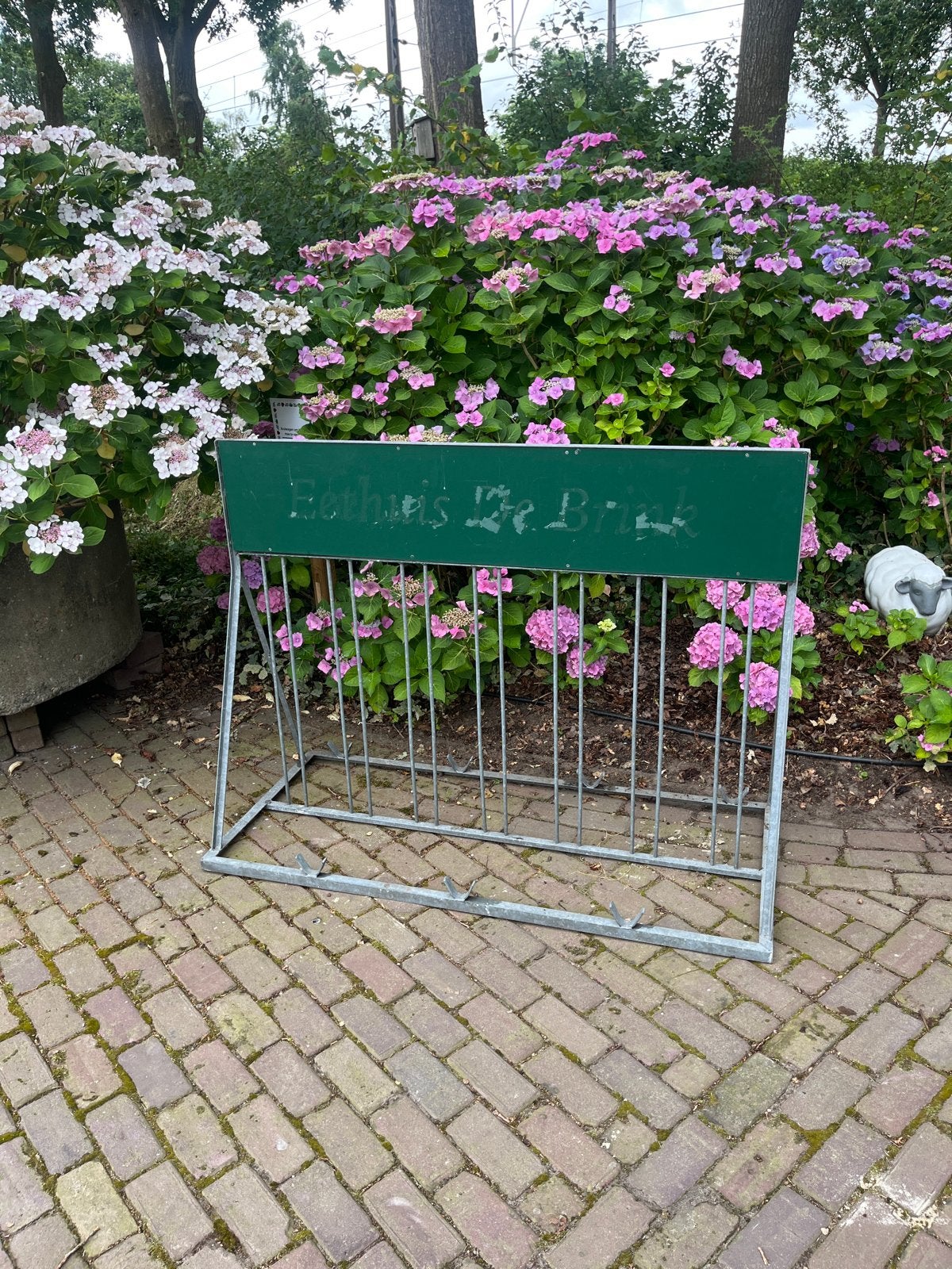 Fietsenrek voor 6 fietsen - Gegalvaniseerd, Ophalen, Gebruikt