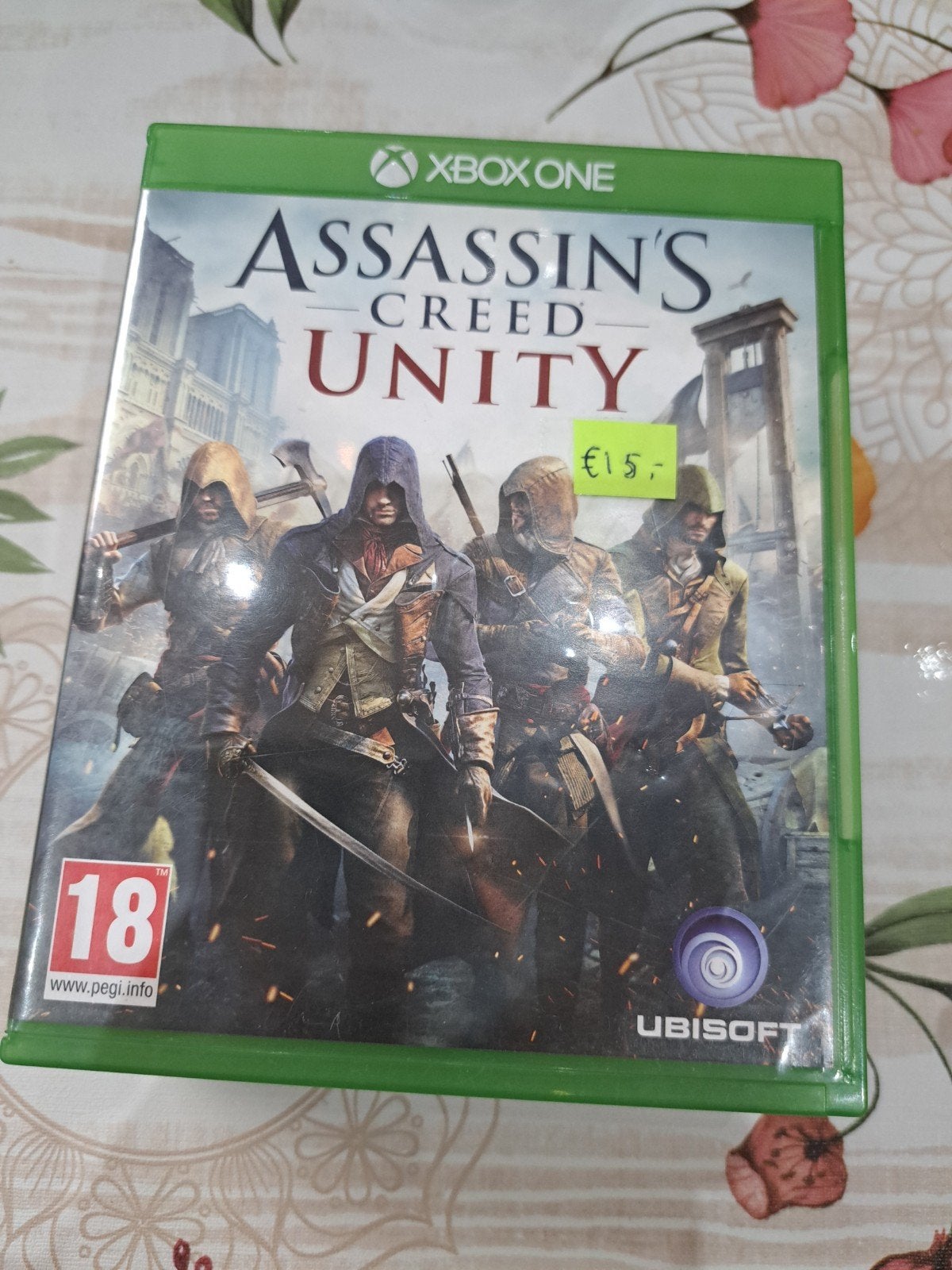xbox one assassins creed unity, Spelcomputers en Games, Avontuur en Actie, Vanaf 18 jaar, 1 speler, Ophalen of Verzenden
