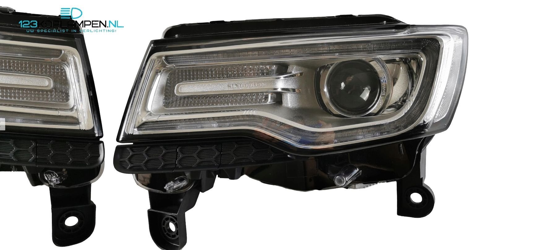 JEEP Grand Cherokee Xenon Led koplamp koplampen links rechts, Jeep, Gebruikt, -, -