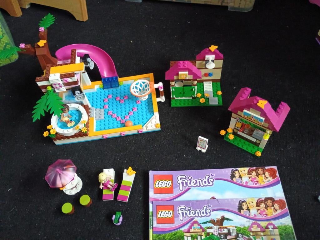 Lego Friends 41008 het zwembad, Gebruikt, Lego, Friends, Ophalen of Verzenden