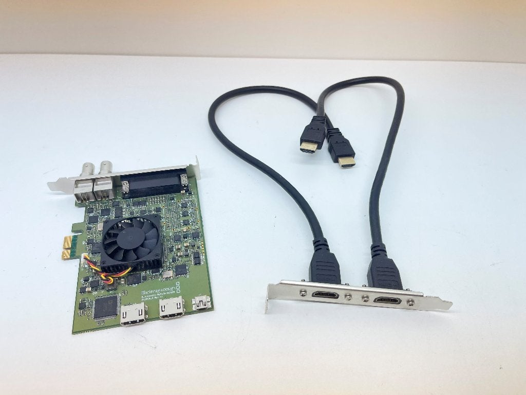 BLACKMAGICDESIGH Decklink Studio 2 Capture Card w/ HDMI Slot, N, N, Ophalen of Verzenden, Zo goed als nieuw