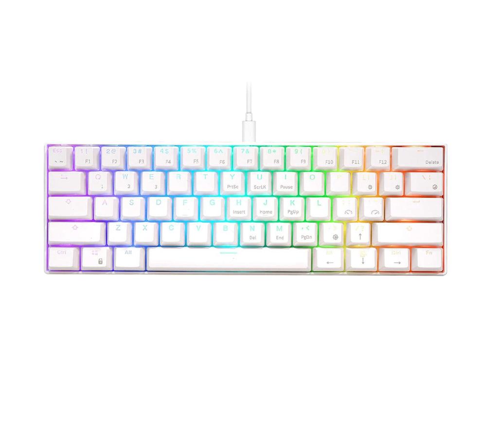 Royal Kludge RK61 - Gaming Keyboard Wit - Mechanisch