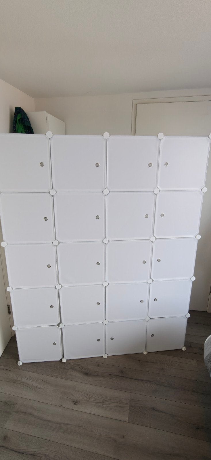 VidaXL Demontabele Kledingkast - Modulair Opbergsysteem, Ophalen, 150 tot 200 cm, 150 tot 200 cm, 25 tot 50 cm