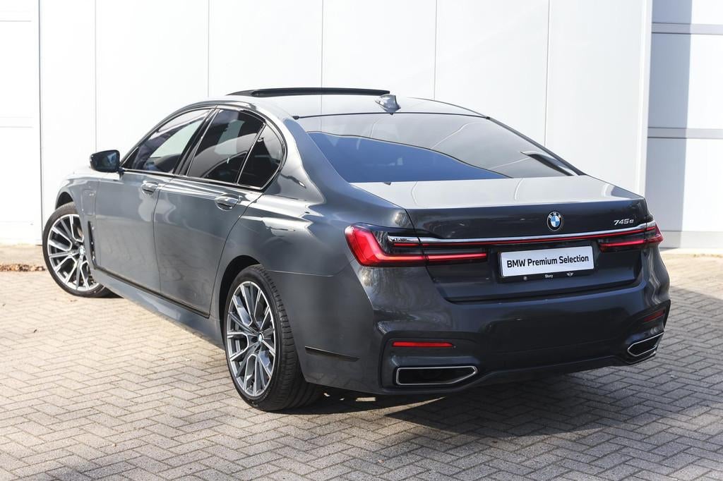 BMW 7 Serie 745e High Executive M Sport Automaat / Schuif-ka, Achterwielaandrijving, Gebruikt, 394 pk, Met garantie (alle)