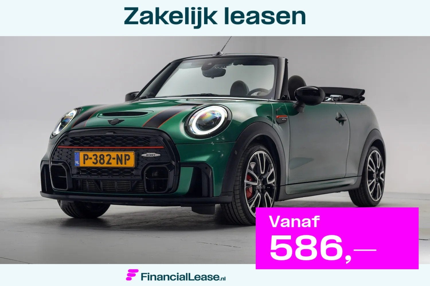 MINI Cooper Cabrio 2.0 John Works Aut. [ HUD H/K Navi Camera, Automaat, 1998 cc, Gebruikt, Cabriolet
