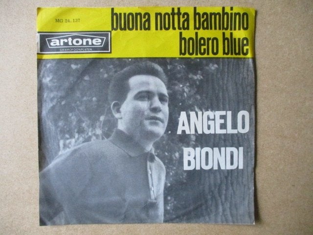 s1203 angelo biondi - buona notta bambino, Ophalen, Gebruikt, 7 inch, Overige genres