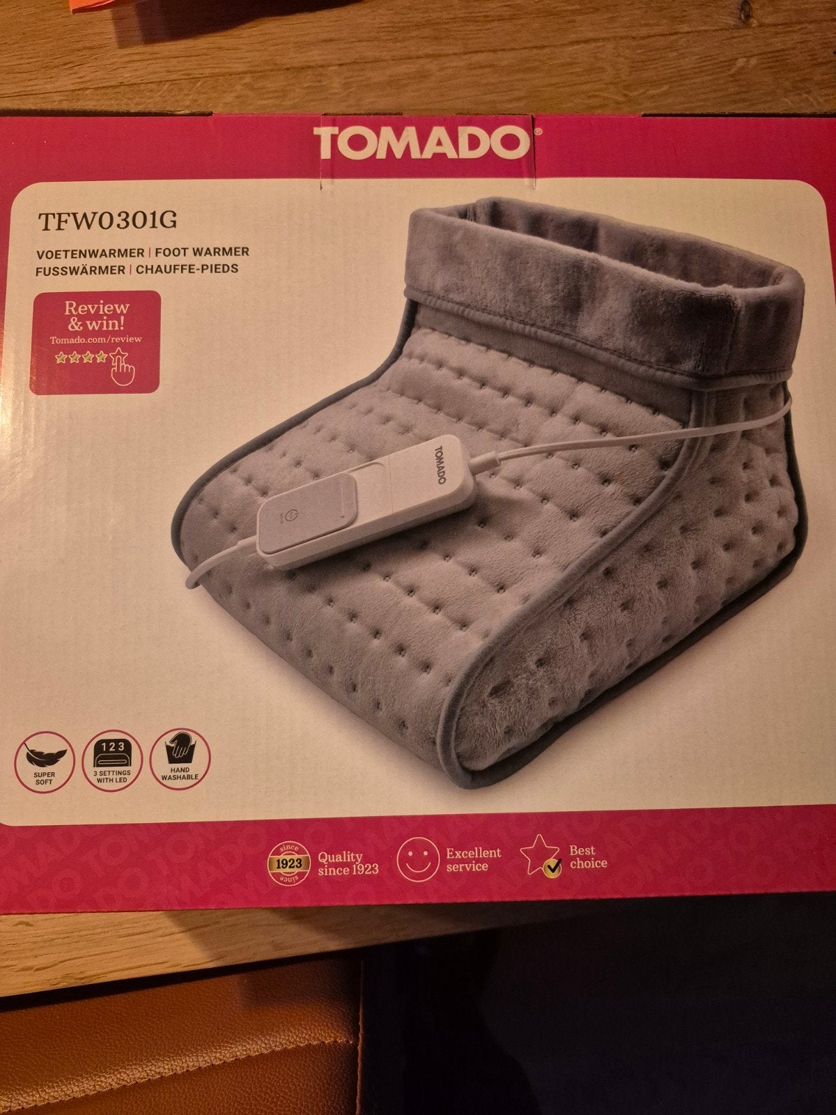 Tomado TFW0301G Voetenwarmer - Heerlijk warme voeten!, Ophalen, Nieuw