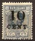 Suriname NVPH nr 29 ongebruikt Hulpuitgifte 1898, Ophalen of Verzenden, Postfris