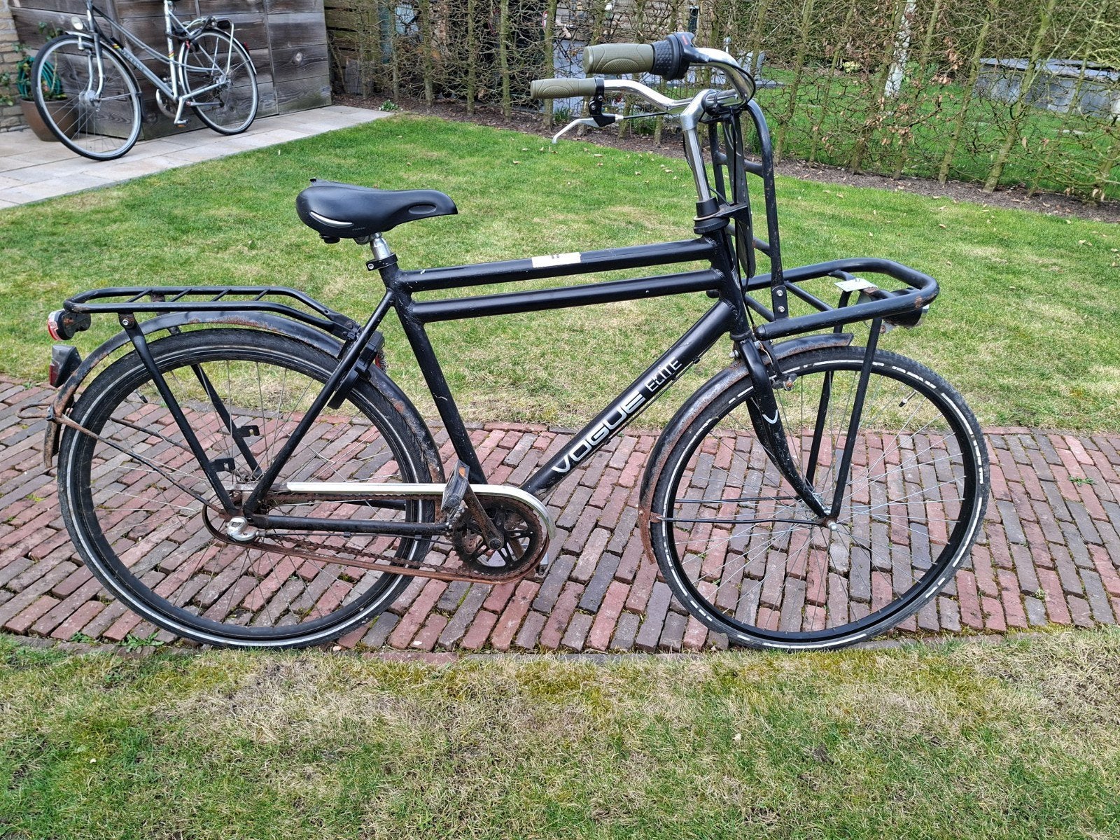 Stationsfiets Vogue Elite 28" met versnellingen maat 57, Fietsen en Brommers, Fietsen | Dames | Damesfietsen, Terugtraprem, Gebruikt