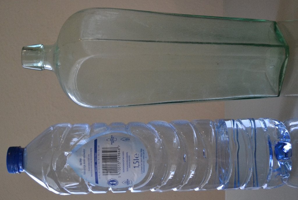 oude fles jenever (g7) kelderfles, Ophalen