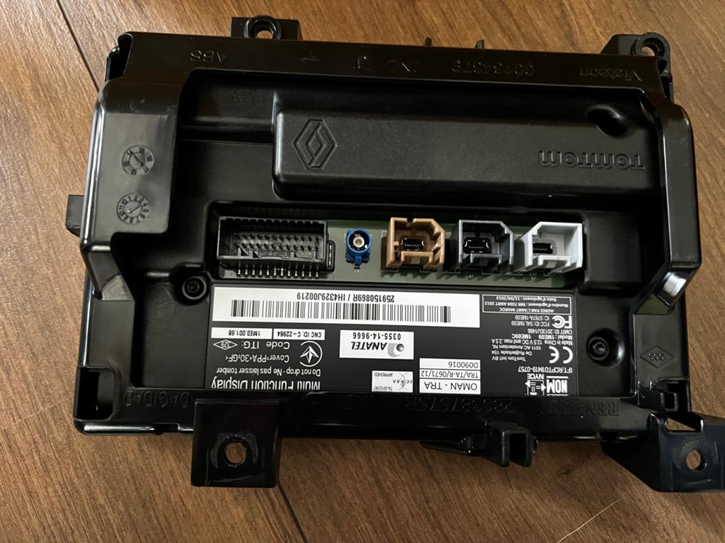 Renault Captur R-Link Navigatie Display (tot 2019), Auto-onderdelen, Ophalen of Verzenden, Gebruikt, Renault