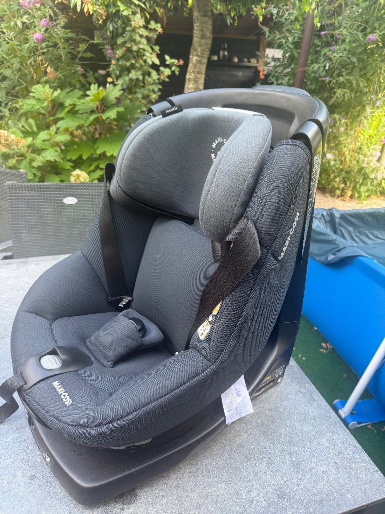 Maxi-Cosi AxissFix i-Size 360 draaibare autostoel (Grey), Kinderen en Baby's, Autostoeltjes, Ophalen, Verstelbare rugleuning, 0 t/m 18 kg
