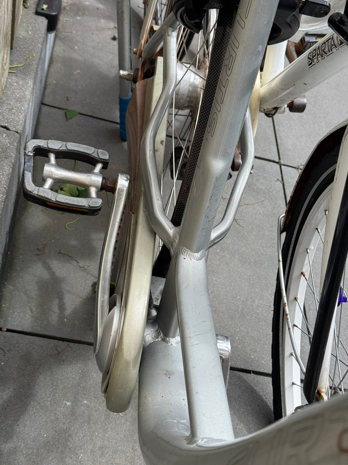 Curtis fiets, Ophalen, Gebruikt