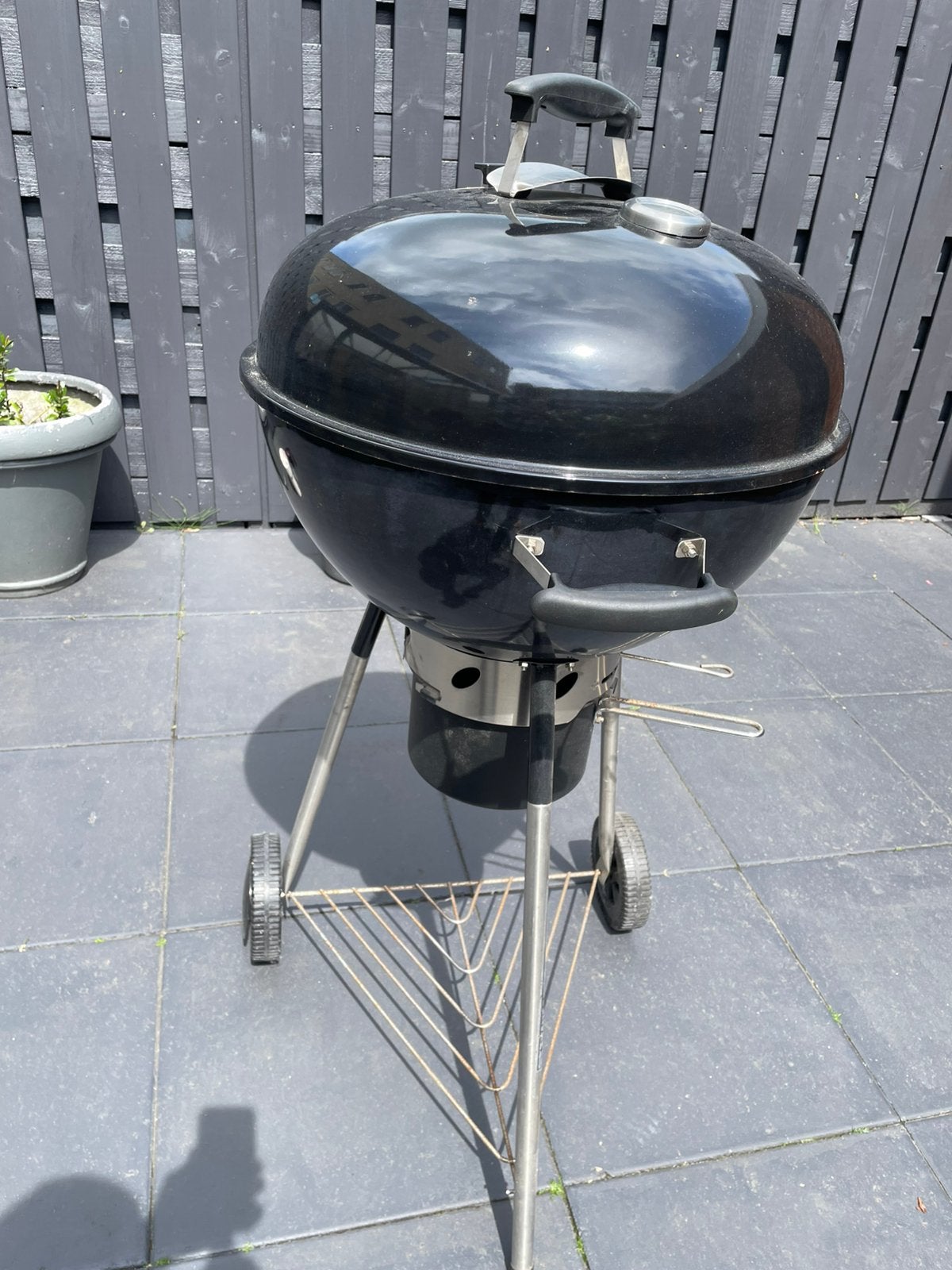 Houtskool barbecue, Ophalen of Verzenden, Zo goed als nieuw