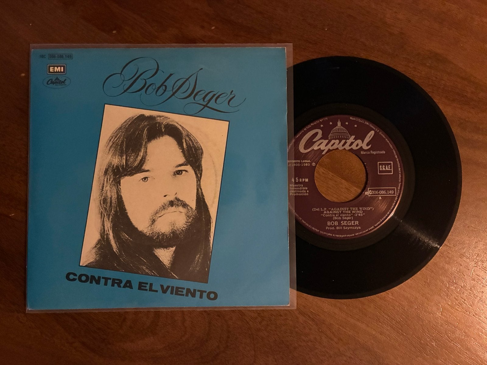 Bob Seger - Against the wind, Cd's en Dvd's, Vinyl Singles, Ophalen of Verzenden, 7 inch