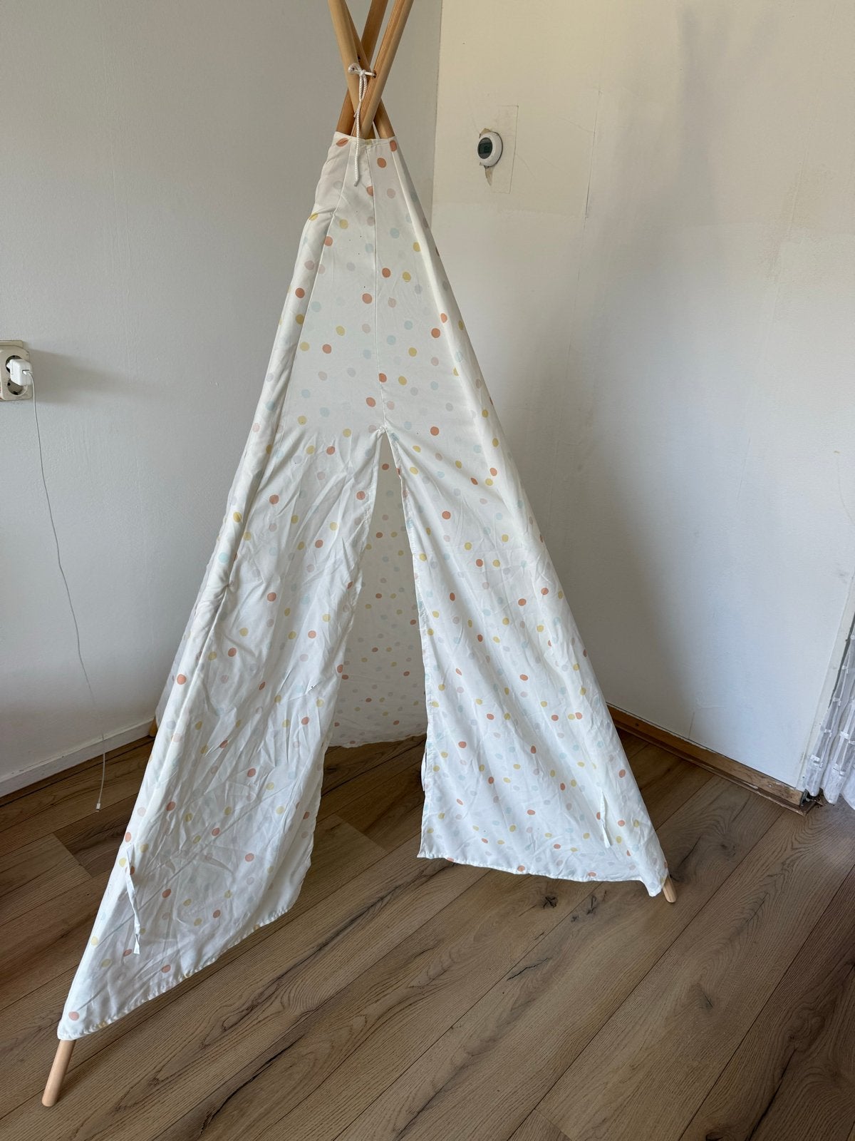 Leuke speel tipi tent voor kinderen, stippenpatroon, Ophalen, Gebruikt