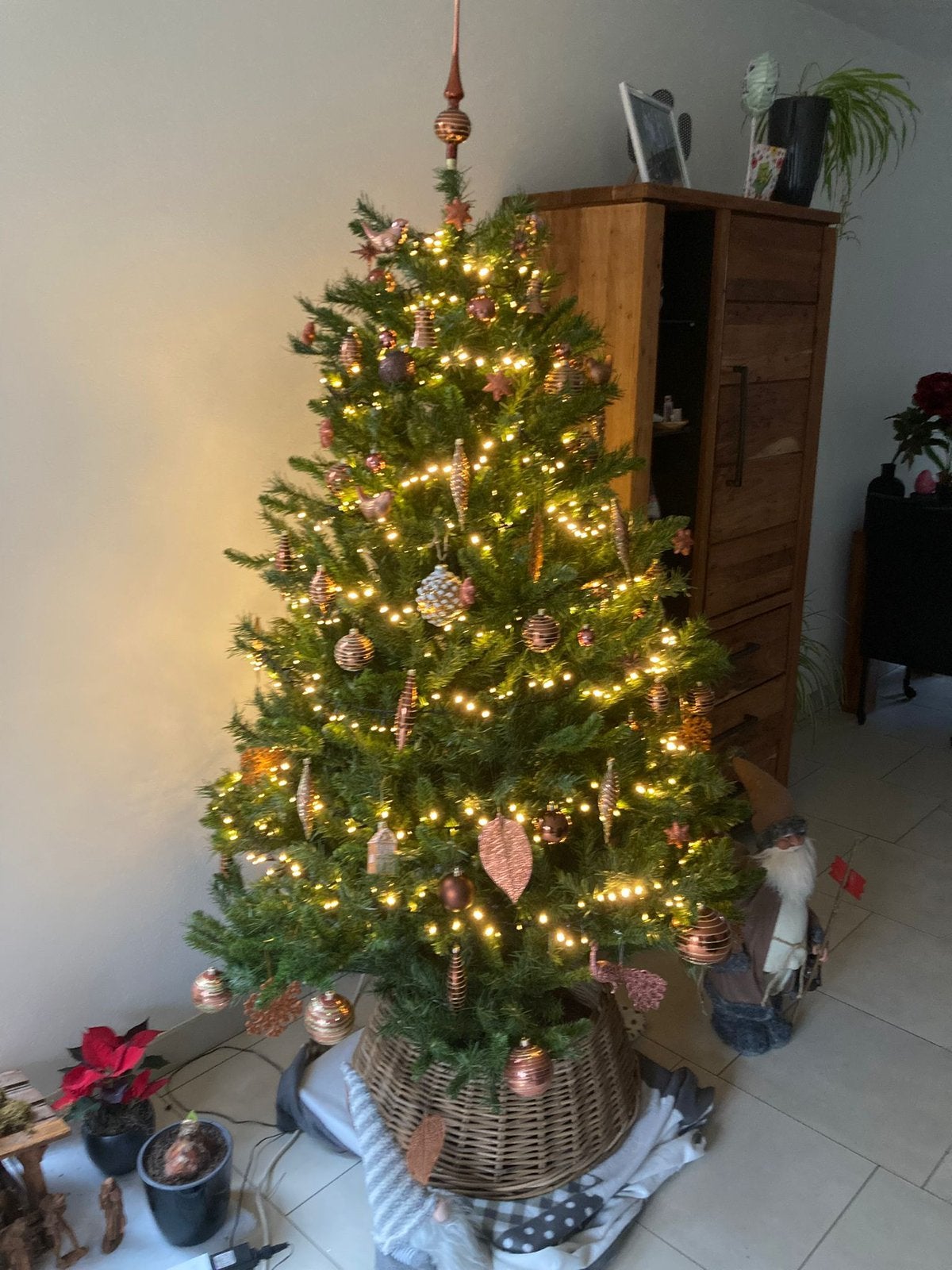 Mooie kunstkerstboom 175 cm hoog, Diversen, Ophalen, Zo goed als nieuw