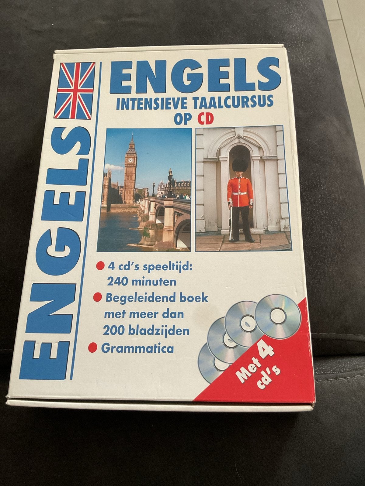 Engels Intensieve Taalcursus op CD met Boek, Ophalen, Zo goed als nieuw, Non-fictie