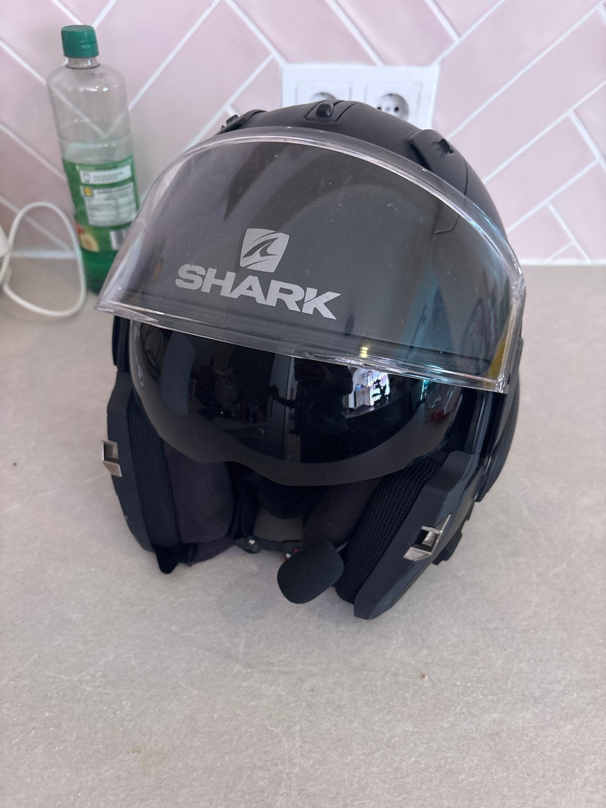 Shark helm met ingebouwde Sharktooth speakers - Maat L, Ophalen, Systeemhelm, Shark, L