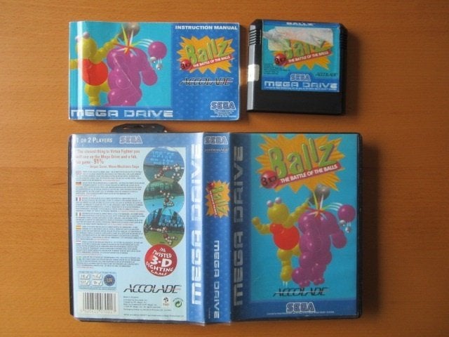 Ballz Sega Mega Drive Megadrive, Spelcomputers en Games, Games | Sega, Vechten, 1 speler, Ophalen of Verzenden, Vanaf 3 jaar
