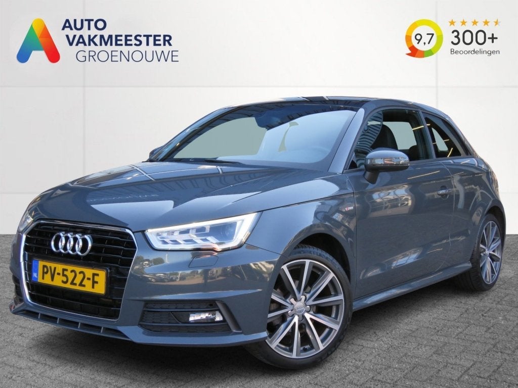 Audi A1 1.0 TFSI S-Line / Pano / Led / Stoelverw. / 17 Inch, Auto's, Voorwielaandrijving, 95 pk, Met garantie (alle), 4 stoelen