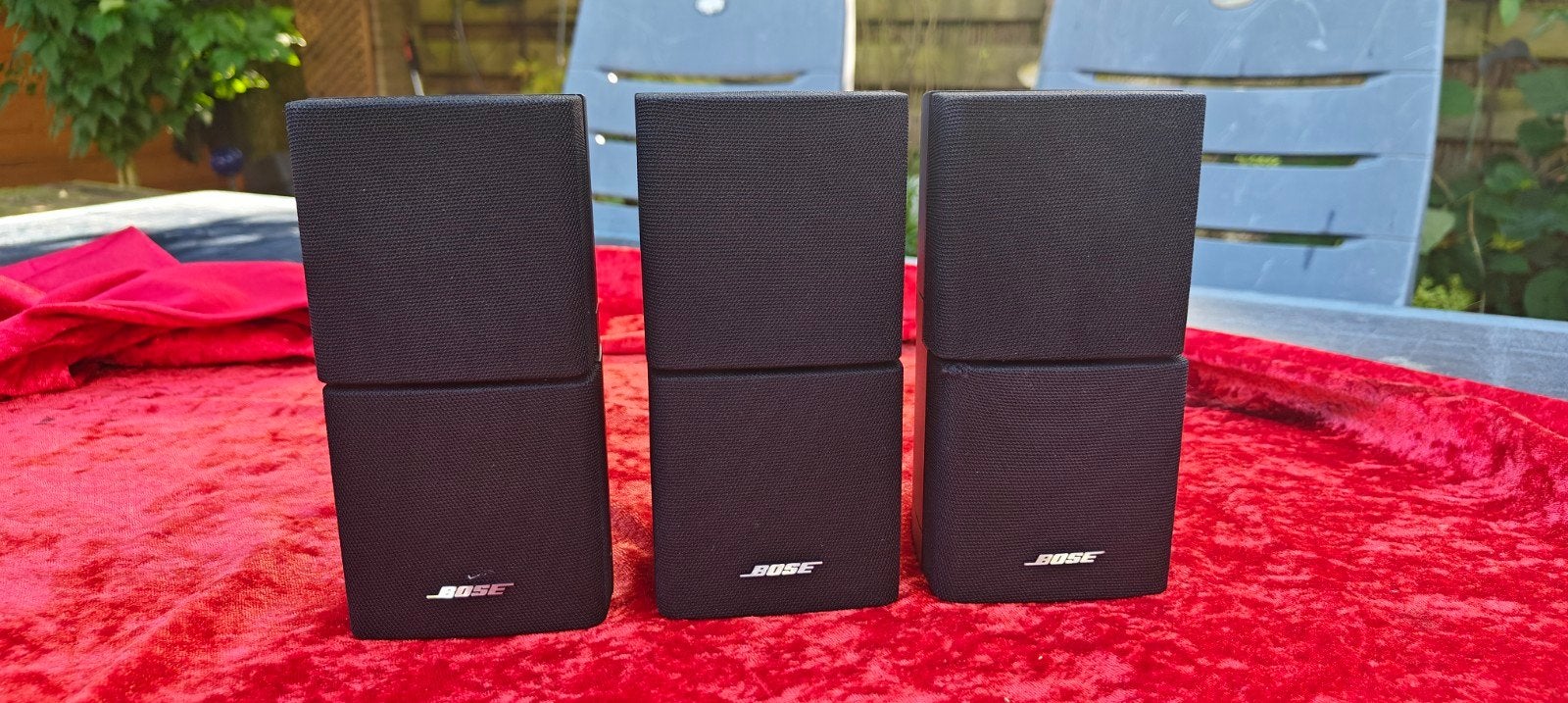 Bose Dual luidsprekers 3x zwart, Overige merken, 70 watt of meer, Ophalen of Verzenden, Zo goed als nieuw