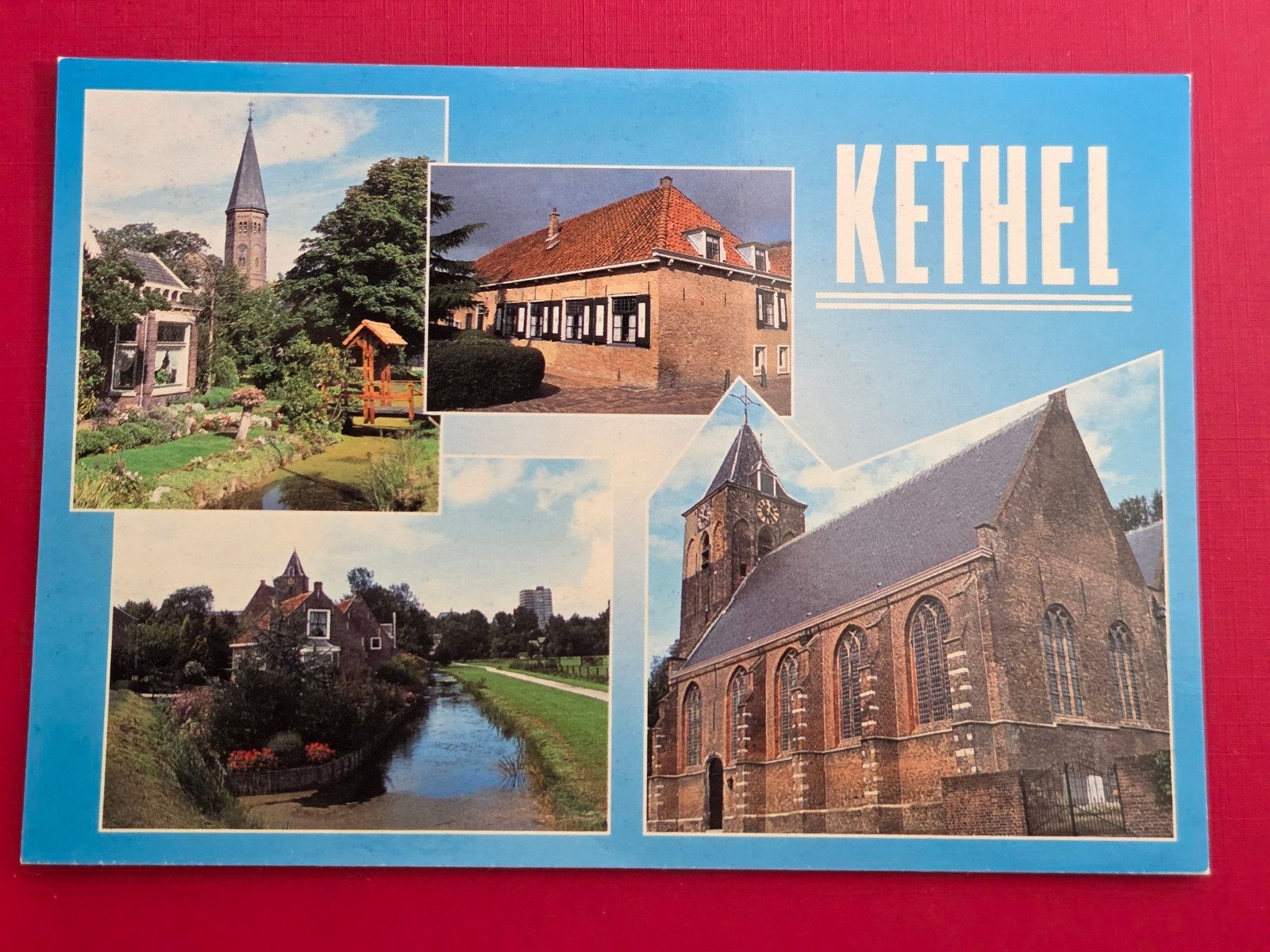 Kethel bij Schiedam 4-luik, Verzamelen, Verzenden, 1960 tot 1980, Zuid-Holland