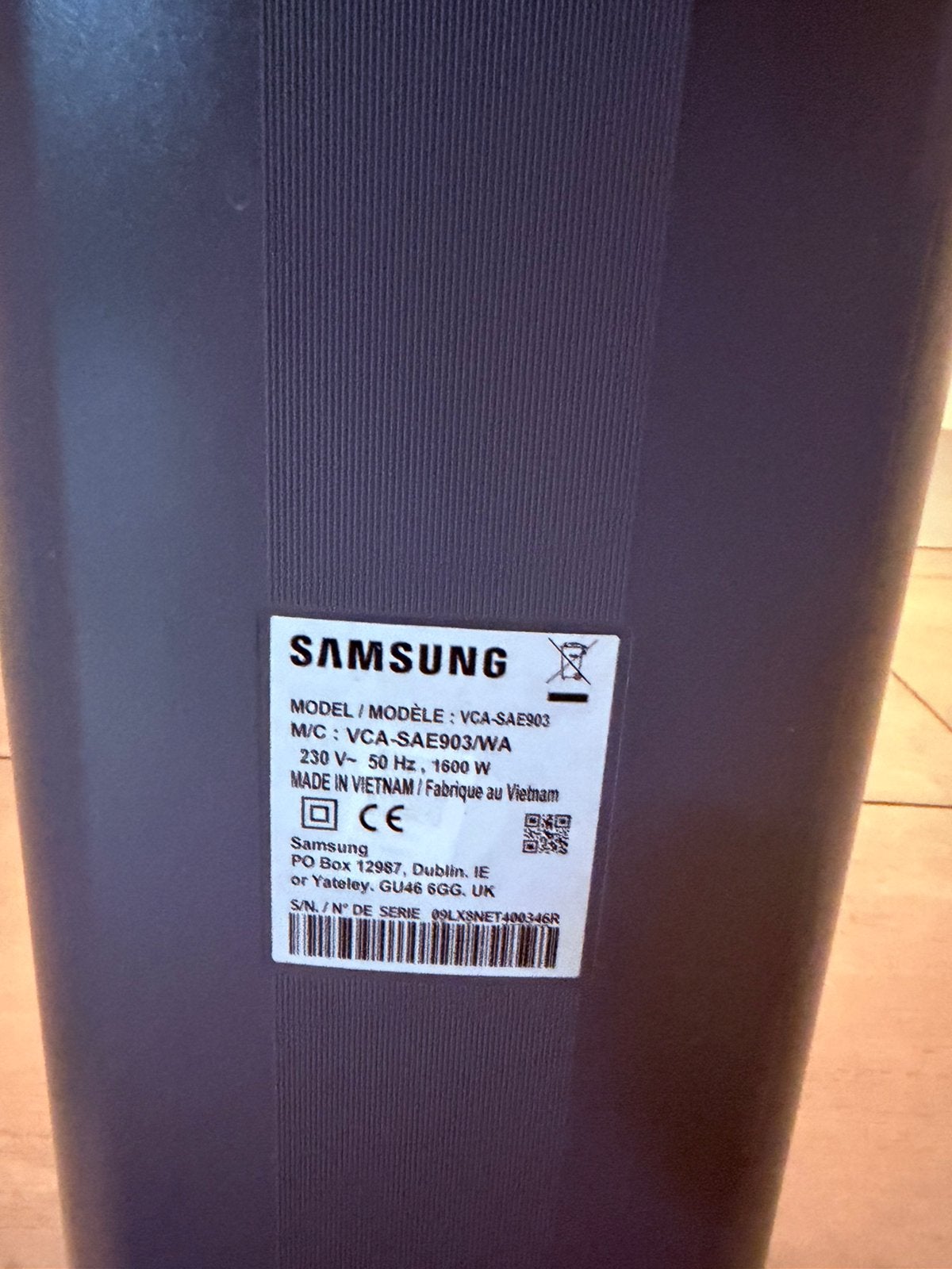 Ongebruikte Samsung Clean Station VCA-SAE903, Ophalen of Verzenden, Zo goed als nieuw