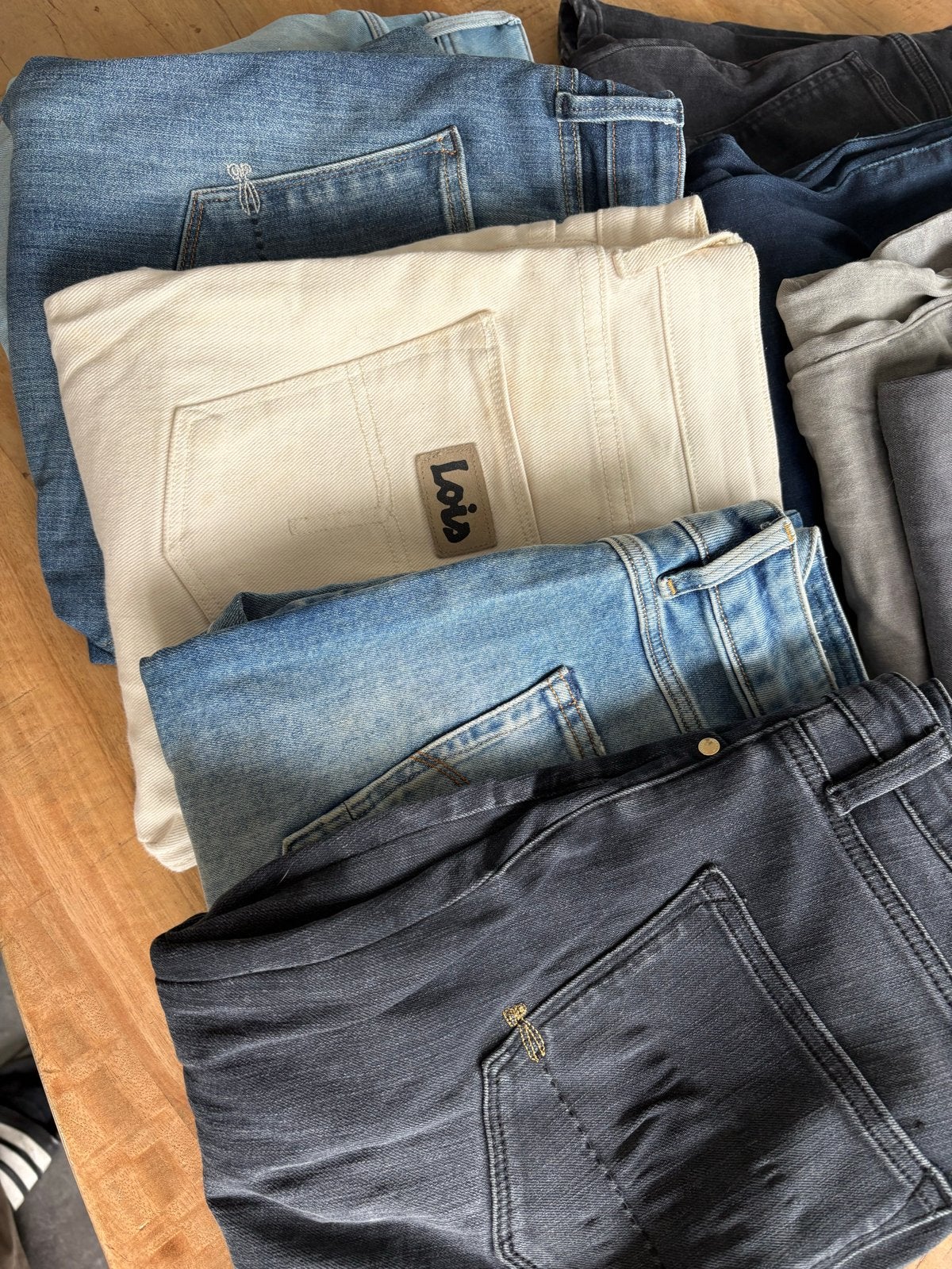10x Jeans: G-star, Denham e.a. (maten 27/28), Verzenden, Zo goed als nieuw, Blauw, W27 (confectie 34) of kleiner