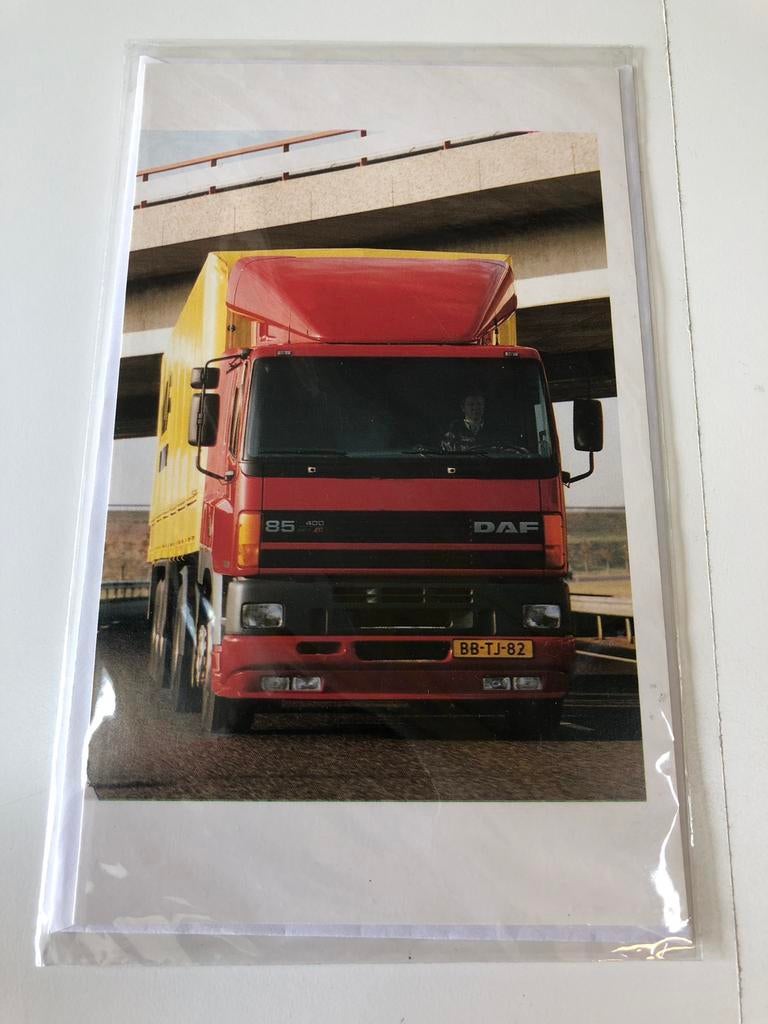 Nieuwe ansichtkaart DAF 85.400, Ophalen of Verzenden, Nieuw, Auto's