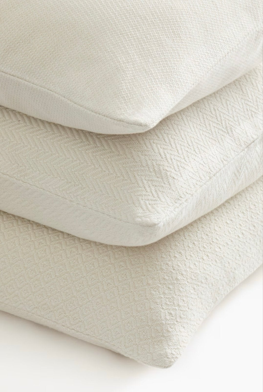 Nieuwe H&M Home 3 Kussenhoezen (50x50), Huis en Inrichting, Ophalen, Overige merken, Beige, Nieuw