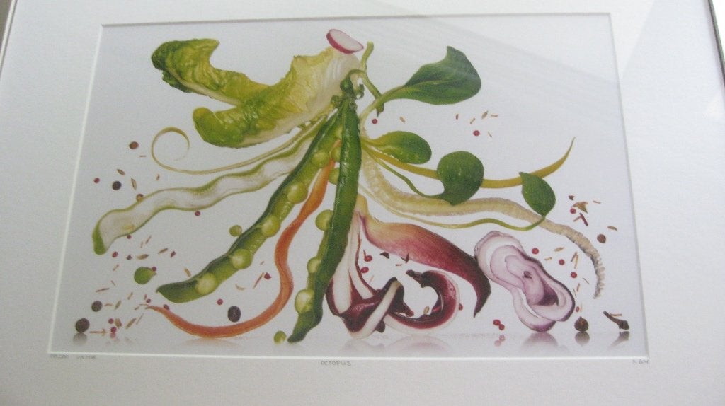 Viktor Polson - Foto Octopus, Antiek en Kunst, Ophalen, Foto, Met ophangsysteem