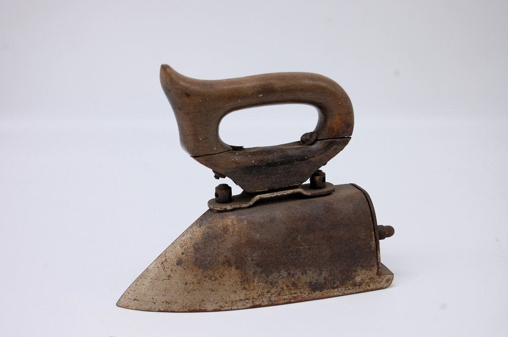 Antieke strijkijzer., Antiek en Kunst, Ophalen of Verzenden