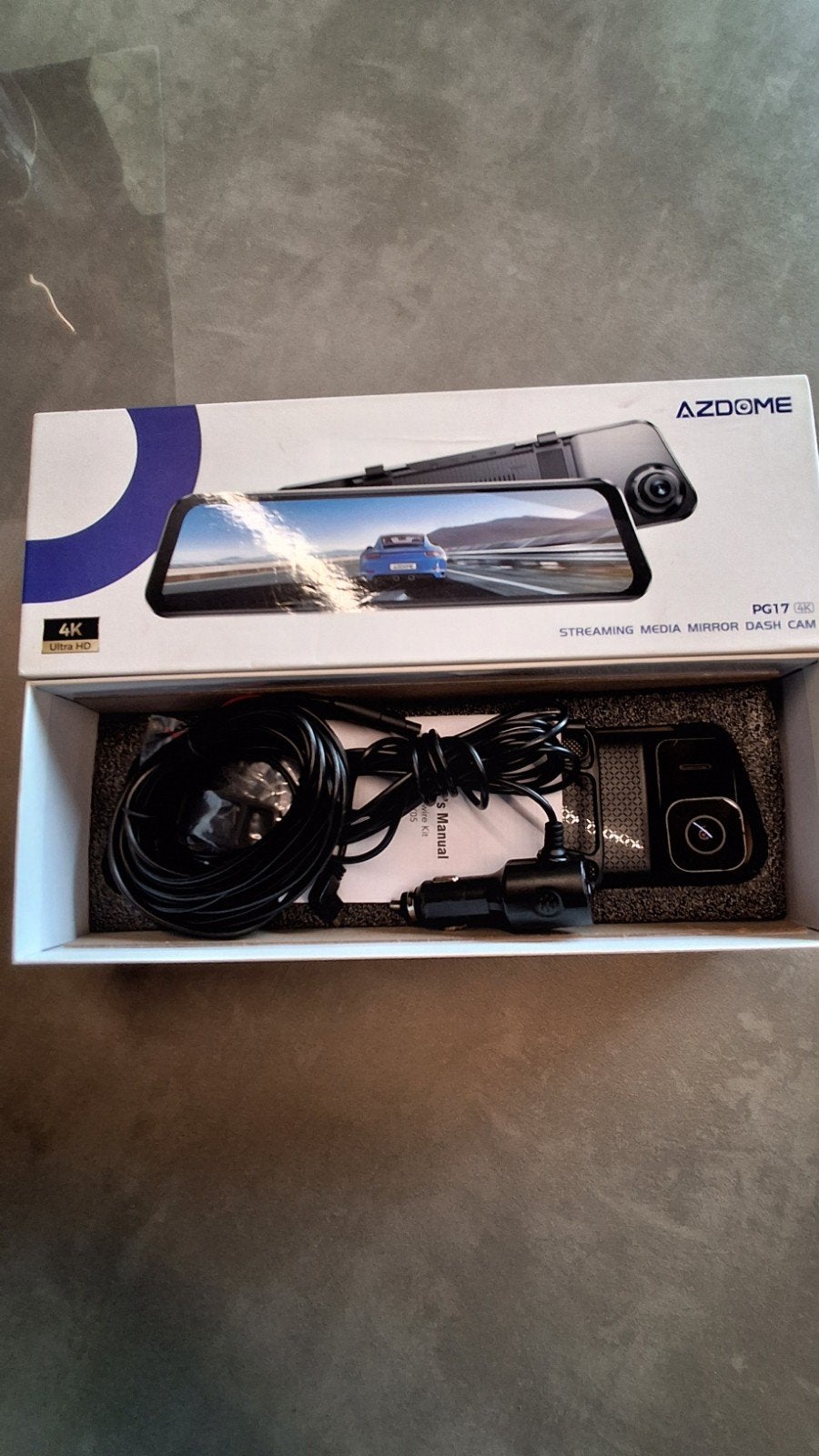 AZDOME PG17 4K Streaming Media Mirror Dash Cam, Ophalen of Verzenden, Zo goed als nieuw
