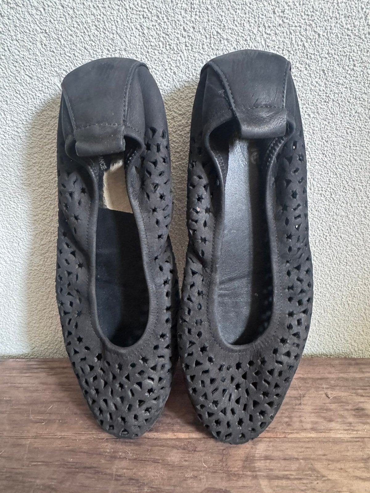 Arche Ballerina's Zwart Geperforeerd - Maat 38, Kleding | Dames, Schoenen, Zwart, Gedragen, Ballerina's, Ophalen of Verzenden