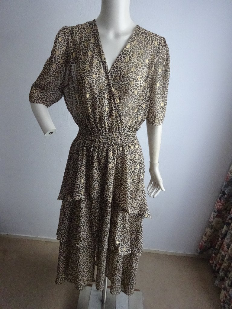 La Dress midi jurk mt XL, Kleding | Dames, Meerkleurig, La Dress, Maat 46/48 (XL) of groter, Ophalen of Verzenden