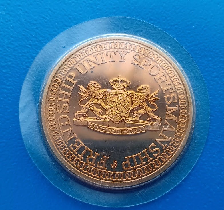 Penning 1 Olympic Florin Olympics for the Disabled Holland, Verzenden, Overige materialen, Nederland