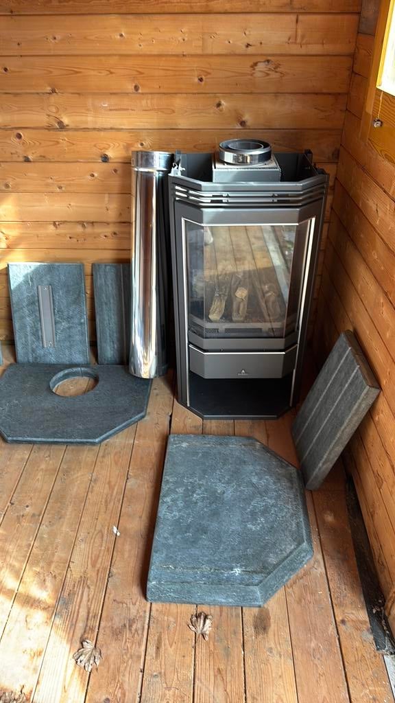 Barbas gaskachel eco 1250 6kw aardgas kachel compleet, Huis en Inrichting, Kachels, Ophalen, Zo goed als nieuw, Gas, Gaskachel