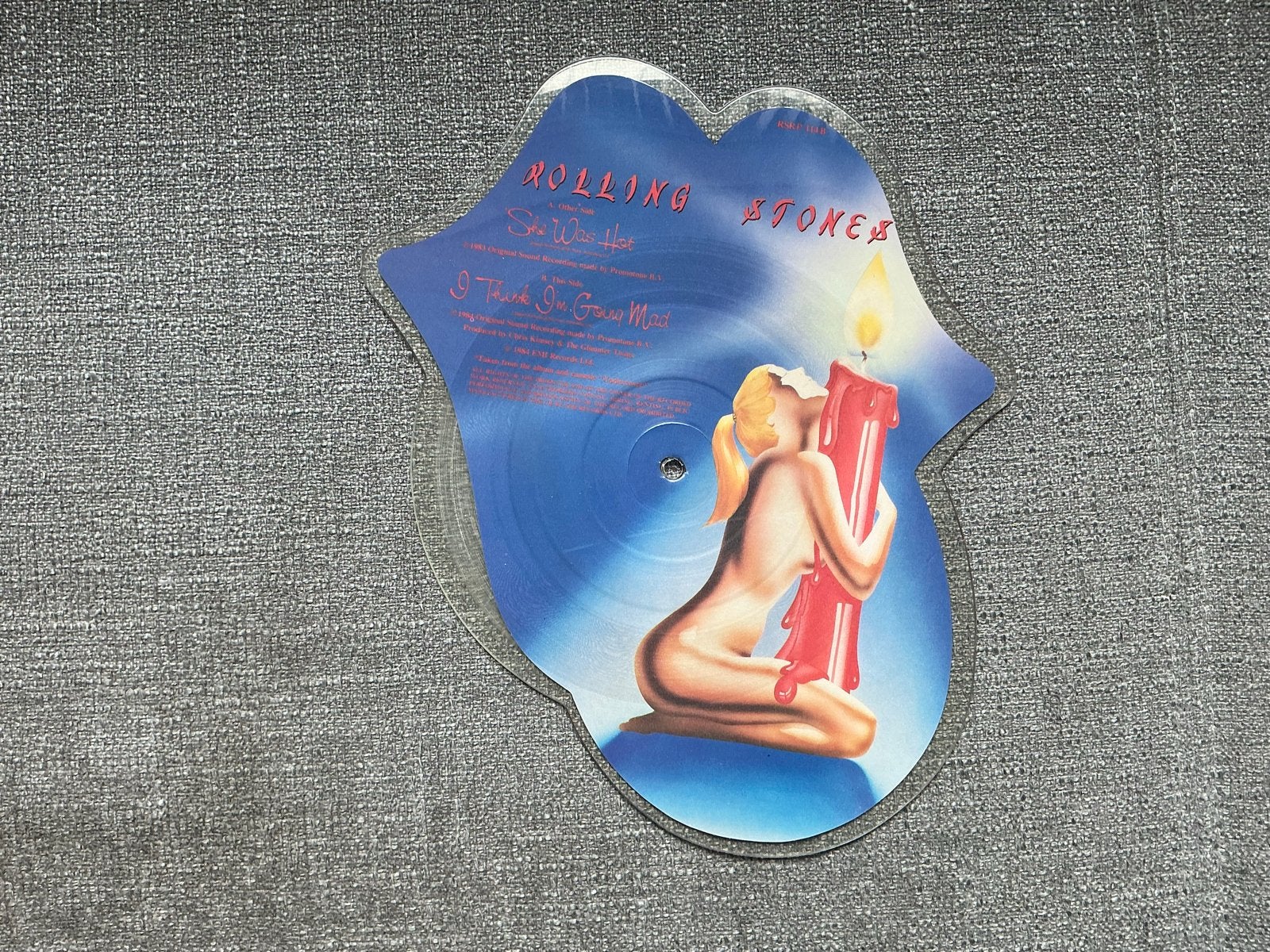 Rolling Stones Picture Disc Singletje  voor de verzamelaar, 7 inch, Ophalen of Verzenden, Zo goed als nieuw, Picture disc