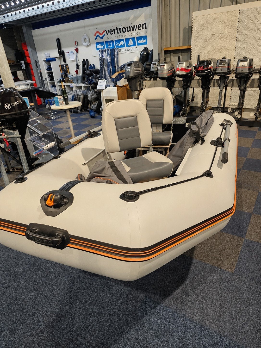 rubberboot 5 persoons, Ophalen, Zo goed als nieuw, Overige typen, Motorboot