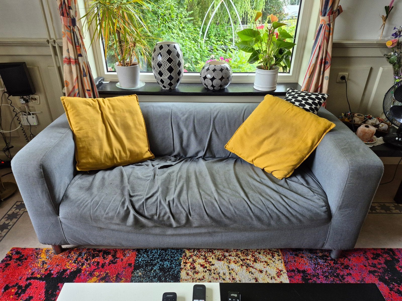 IKEA bankstel ( twee x twee zits)  (1.80 x 0.85 m), Ophalen, Gebruikt, 150 tot 200 cm, Tweepersoons