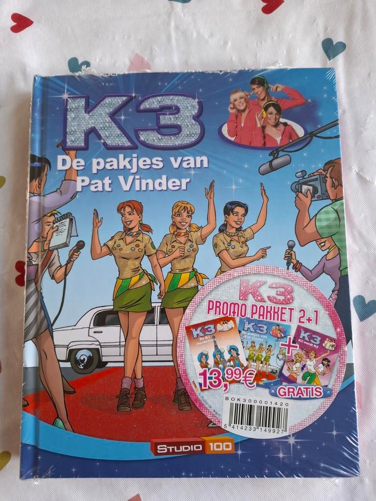 3 K3 stripboeken nieuw, Meerdere stripboeken, Ophalen of Verzenden, Nieuw
