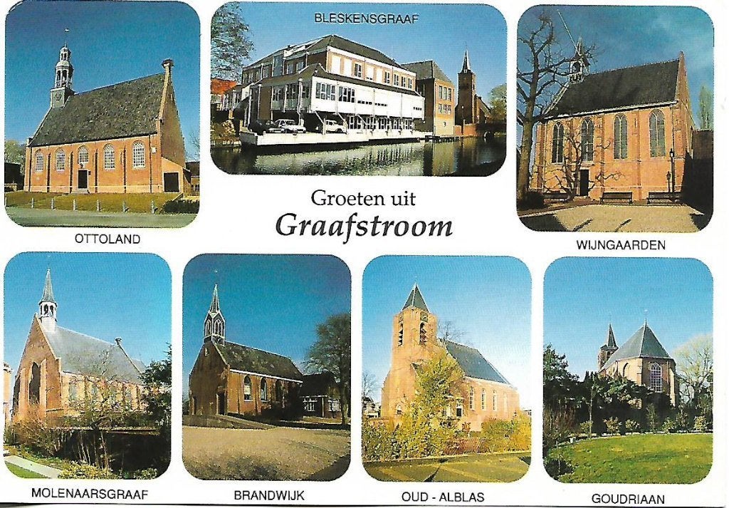 Graafstroom- -7-luik., Verzamelen, Ansichtkaarten | Nederland, Verzenden, 1980 tot heden, Ongelopen, Zuid-Holland